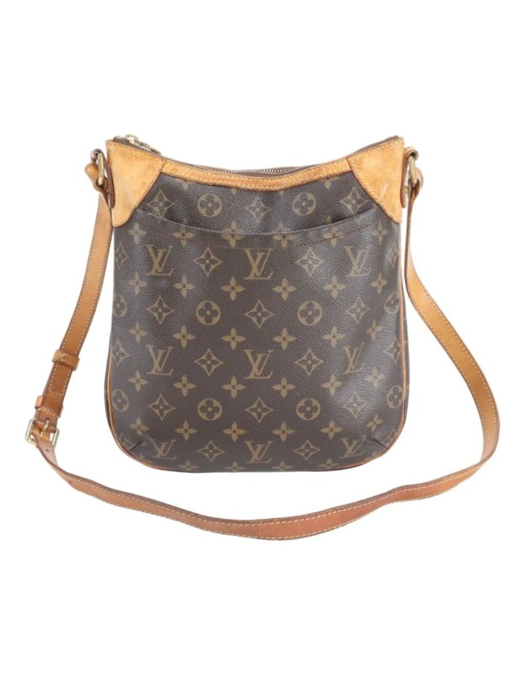 Louis Vuitton Monogram Odeon PM Leather Shoulder Bag Crossbody